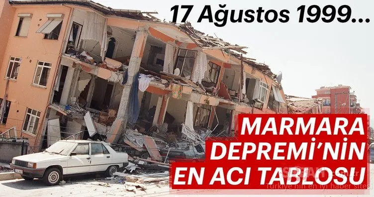 17 Ağustos 1999.. Türkiye'yi yıkan depremin acı görüntüleri