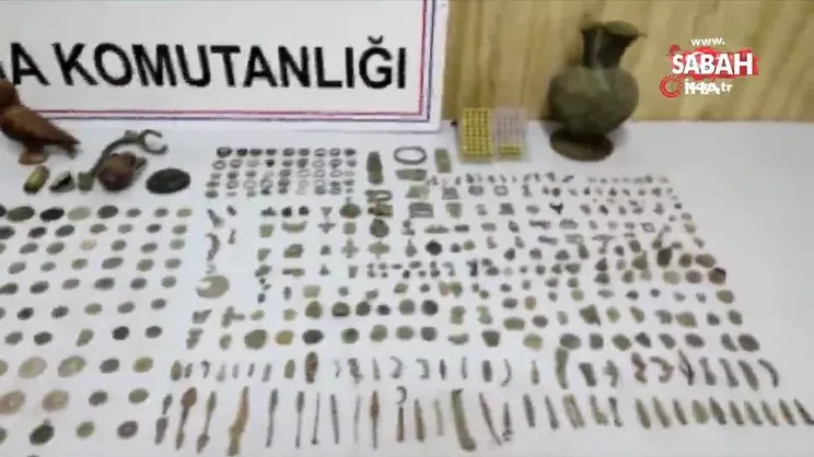 Kula'da tarihi eser operasyonu: 2 bin 385 adet tarihi eser ele geçirildi | Video