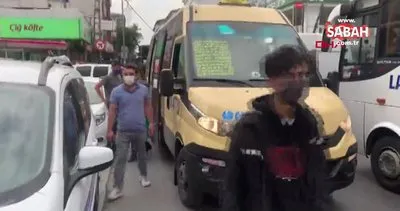 İstanbul Küçükçekmece’de minibüsten 24 ayakta yolcu çıktı | Video