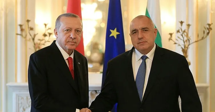Cumhurbaşkanı Erdoğan, Bulgaristan Başbakanı Borisov ile bir araya geldi