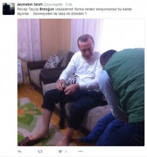Erdoğan şehit ailesinin evinde abdest aldı - 3