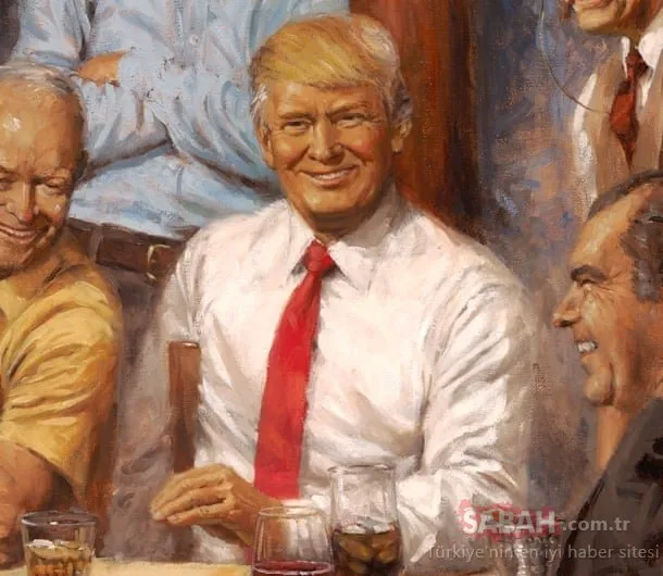 Oval Ofis’teki tablo Amerika’yı karıştırdı