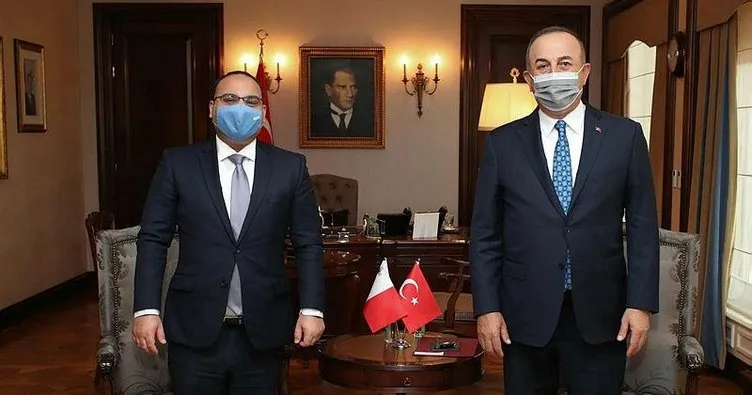 Çavuşoğlu, Malta Maliye ve İstihdam Bakanı ile görüştü