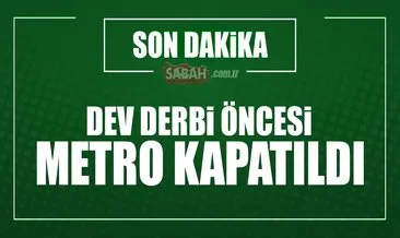 Şişli-Mecidiyeköy metrosu kapatıldı