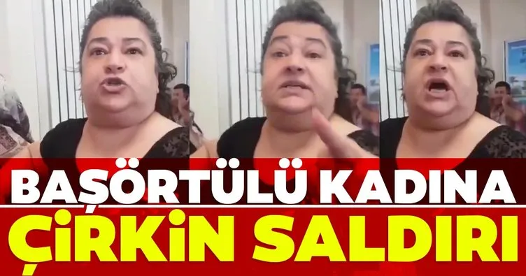 Başörtülü kadına skandal sözler!