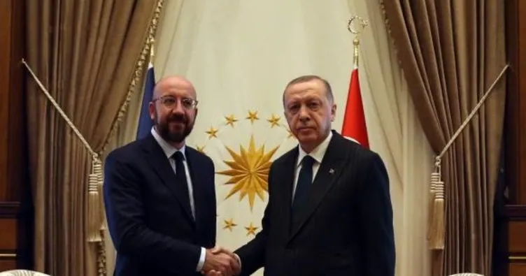 Son dakika: Başkan Erdoğan AB Konseyi Başkanı ile görüştü