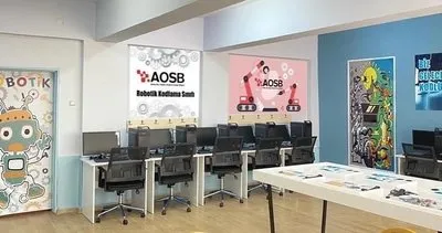 AOSB, Sarıçam’da robotik kodlama sınıfı açtı #adana