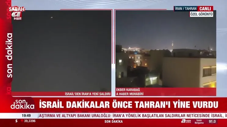 İsrail'den Tahran'a yeni saldırı dalgası