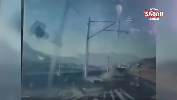 SON DAKİKA: Adana'daki tren kazasının görüntüleri ortaya çıktı!