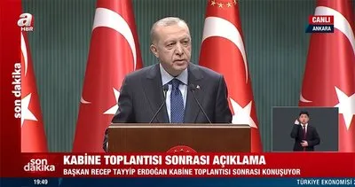 SON DAKİKA: Normalleşme takvimi nasıl olacak? Cumhurbaşkanı Erdoğan’dan ’Kabine Toplantısı’ sonrası açıklama... | Video