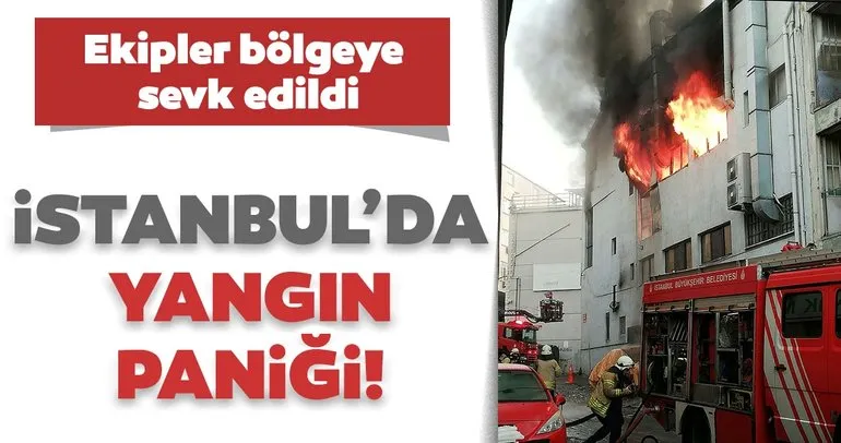 Son dakika haberi: İstanbul Kağıthane’de yangın paniği! Ekipler bölgeye sevk edildi