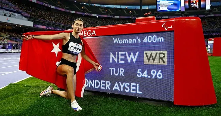 Milli para atlet Aysel Önder, Paris'te dünya rekoru kırdı