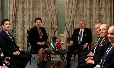 TBMM Başkanı Şentop, Özbekistan Senato Başkanı Narbayeva ile görüştü