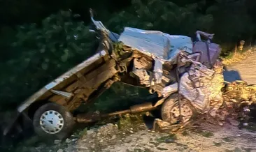 Yamaçtan uçan otomobilden mucize kurtuluş! #giresun
