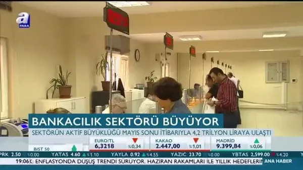 Bankacılık sektörünün kredi hacmi arttı