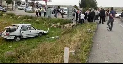 Kamyon otomobille çarpıştı: 1 yaralı #sanliurfa