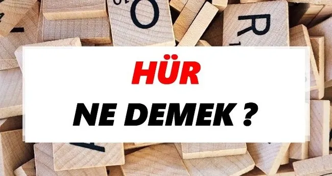 Hür Ne Demek? TDK’ya Göre Hür Sözlük Anlamı Nedir?