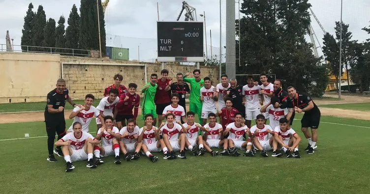 U17 Milli Takımı, Malta’yı 6 golle geçti!