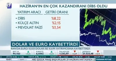 Haziranda en fazla reel getiri DİBS’ten