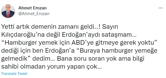 Kılıçdaroğlu'nu tiye alan İYİ Partili Ahmet Erozan çark etti: Sözlerim ona değildi