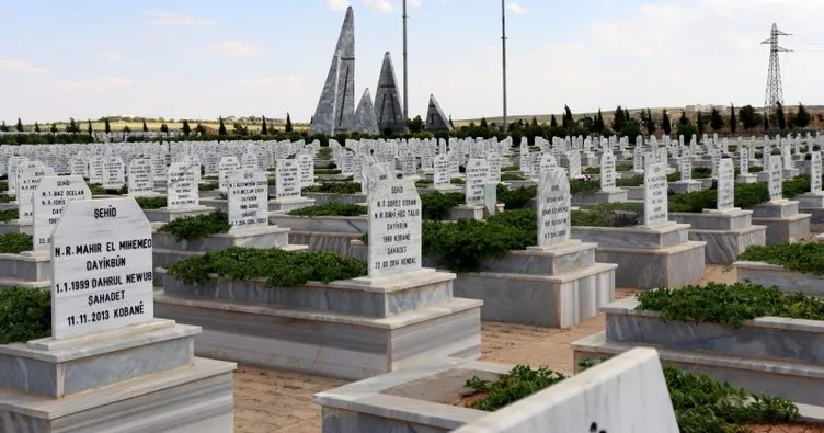 Aynularab’daki mezar taşları, YPG/PKK’nın çocukları kullandığını belgeliyor