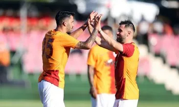 Galatasaray’da Aytaç Kara ilk maçında 2 gol birden! İlk hazırlık maçında galibiyet...