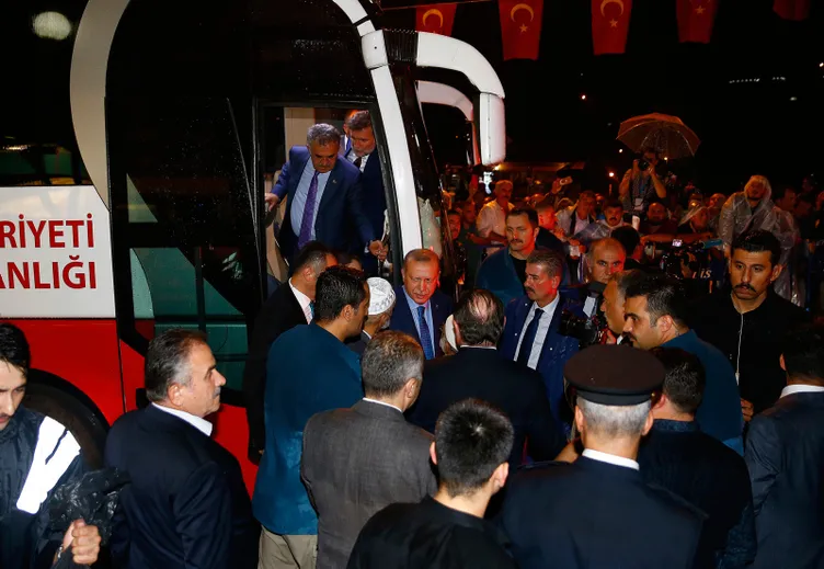 Türkiye Cumhurbaşkanı Erdoğan, Rize'de