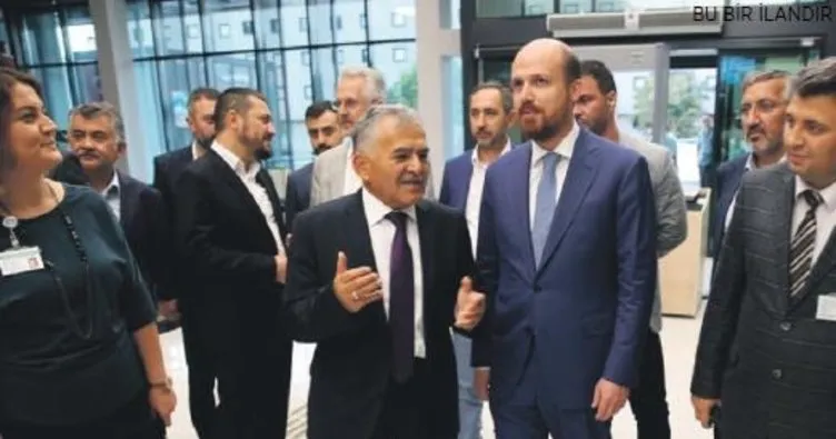 Bilal Erdoğan Melikgazi İletişim Merkezi gezdi