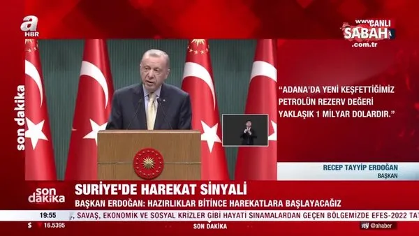 Son dakika: Başkan Erdoğan'dan Kabine Toplantısı sonrası 'Petrol' müjdesi! Değeri 1 milyar dolar | Video