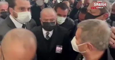 Galatasaray Teknik Direktörü Fatih Terim, eski başkan Mustafa Cengiz’in cenaze törenine katıldı | Video