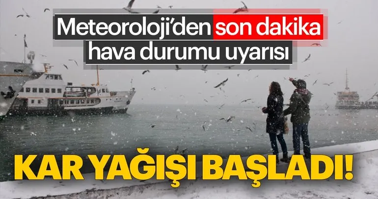 Son dakika haberi: Meteoroloji’den kritik hava durumu uyarısı! İstanbul’da kar yağışı ne kadar sürecek?