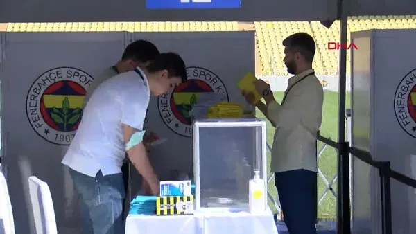 Fenerbahçe'de oy verme işlemi başladı: Tek aday Başkan Ali Koç! İlk görüntüler...