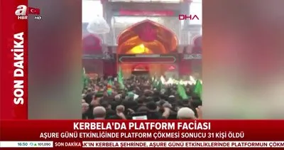 Kerbela’da platform faciası! Aşure günü etkinliğinde platform çökmesi sonucu 31 kişi öldü