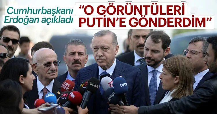 Erdoğan’dan Suriye açıklaması: Duma’daki görüntüleri Putin’e gönderdim