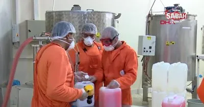 Diyarbakır Cezaevi’nde corona virüsü salgınına karşı kolonya ve dezenfektan üretimi 2 kat artırıldı | Video