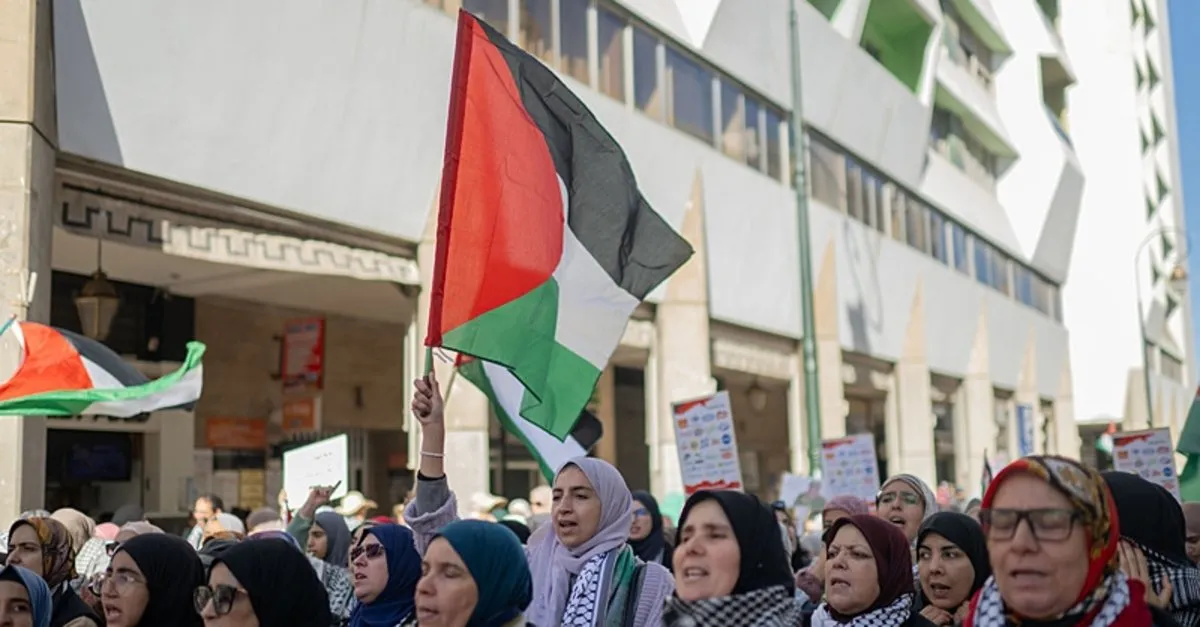 Fas'ta 'Gazze'ye destek' gösterisi