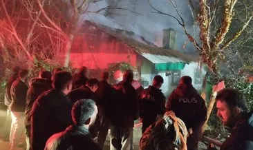 Bolu'da evde başlayan yangın ahıra sıçradı; 4 büyükbaş öldü #bolu