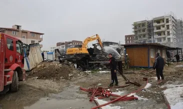 Hatay’da işçilerin kaldığı iki katlı yatakhanede yangın