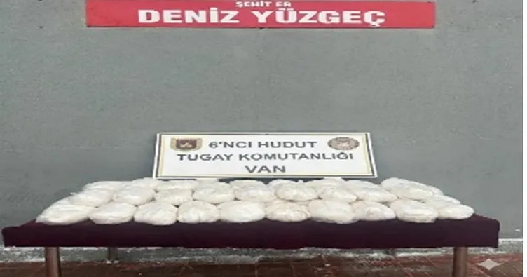 MSB duyurdu! Van’da 50 kilo 600 gram uyuşturucu madde ele geçirildi
