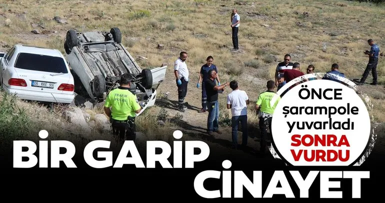 Kayseri’de bir garip cinayet: Çarparak uçuruma yuvarladığı araçtaki şahsı öldürdü