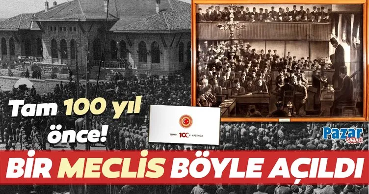 Bir meclis böyle açıldı