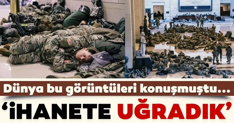 ABD Kongresi’nde Ulusal Muhafızlar isyan etti! İşleri bitince kenara attılar…