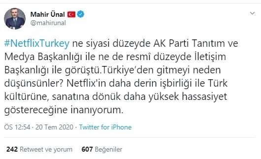 SON DAKİKA: Netflix Türkiye'den çekilecek mi? AK Parti'den açıklama geldi...