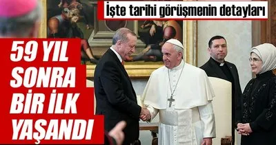 Cumhurbaşkanı Erdoğan Vatikan’da!