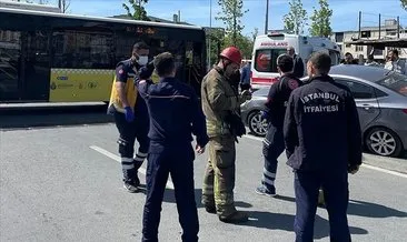 Gaziosmanpaşa’da İETT otobüsü otomobil ile çarpıştı: 3 yaralı