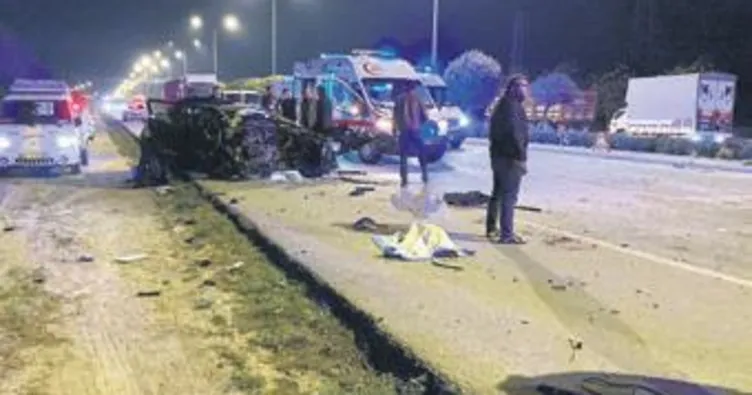 230 km hızla gelen facia