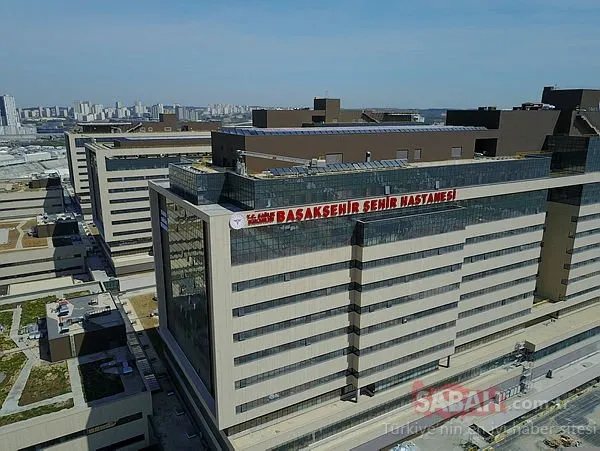 Başakşehir Şehir Hastanesi yarın açılıyor! Saatler kala havadan görüntülendi