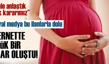 İnternette taşıyıcı anne pazarı!