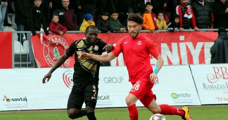 Ümraniyespor, Osmanlıspor’u tek golle geçti