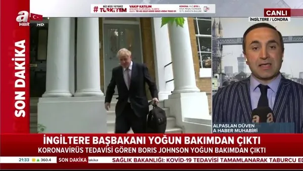 İngiltere Başbakanı Boris Johnson yoğun bakımdan çıktı | Video